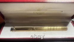 MUST DE CARTIER Vendome Trinity Gold Plated Ballpoint Pen With Case