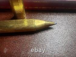 MUST DE CARTIER Vendome Trinity Gold Plated Ballpoint Pen With Case