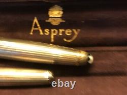 MontBlanc Asprey Silver with Gold band very collectible item