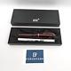 Mont Blanc Generation Ballpoint Pen Dark Red Withbox And Service Book No Refill