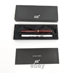 Mont Blanc Generation Ballpoint Pen Dark Red withBox and Service Book No Refill
