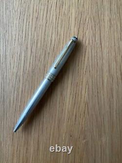 Mont Blanc Meisterstück Stirling Silver (925) and Gold-Coated Ballpoint Pen