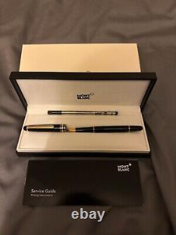 Mont Blanc Meisterstück gold-coated rollerball pen BRAND NEW