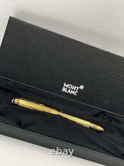 Montblanc Meisterstuck Classique Barley 925 Gold-Plated Ballpoint Pen