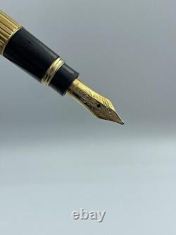 Montblanc Meisterstuck Classique Barley 925 Gold-Plated Ballpoint Pen