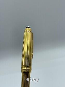 Montblanc Meisterstuck Classique Barley 925 Gold-Plated Ballpoint Pen