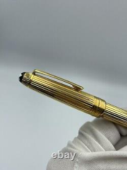 Montblanc Meisterstuck Classique Barley 925 Gold-Plated Ballpoint Pen