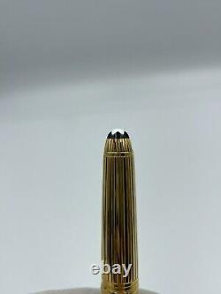 Montblanc Meisterstuck Classique Barley 925 Gold-Plated Ballpoint Pen