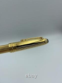 Montblanc Meisterstuck Classique Barley 925 Gold-Plated Ballpoint Pen