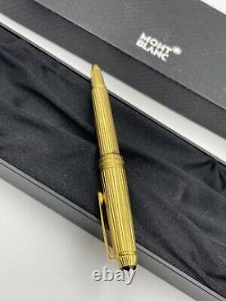 Montblanc Meisterstuck Classique Barley 925 Gold-Plated Ballpoint Pen