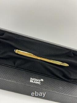 Montblanc Meisterstuck Classique Barley 925 Gold-Plated Ballpoint Pen