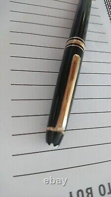 Montblanc Meisterstuck Gold Coated Classique Ballpoint Pen Black 132453