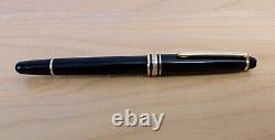 Montblanc Meisterstück Gold-Coated Rollerball Pen Black No Box