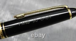 Montblanc Meisterstück Mechanical Black Gold Trim Pencil'Engraved Name' P102