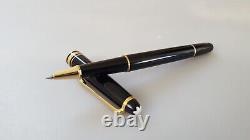 Montblanc Meisterstuck Rollerball Pen. Black With Gold Trim