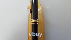 Montblanc Meisterstuck Rollerball Pen. Black With Gold Trim