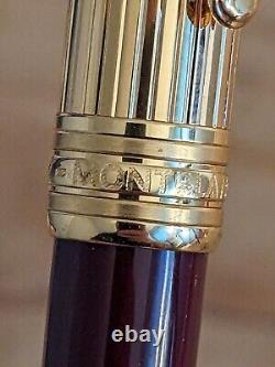 Montblanc Meisterstuck Solitaire Doue 164 Bordeaux & Vermeil 925 Ballpoint Pen
