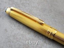 Montblanc Meisterstuck Solitaire Gold Plated Twist Ballpoint Pen withBox W. Germany