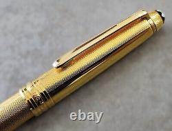 Montblanc Meisterstuck Solitaire Gold Plated Twist Ballpoint Pen withBox W. Germany