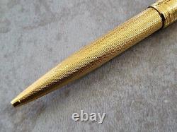 Montblanc Meisterstuck Solitaire Gold Plated Twist Ballpoint Pen withBox W. Germany