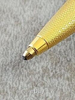 Montblanc Meisterstuck Solitaire Gold Plated Twist Ballpoint Pen withBox W. Germany