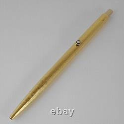 Montblanc Slim line Gold Plated Ballpoint Pen (used) FREE SHIPPING WORLDWIDE