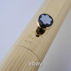 Montblanc Slim line Gold Plated Ballpoint Pen (used) FREE SHIPPING WORLDWIDE