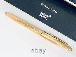 Montblanc, Solitaire, Barley, Roller Pen, Gold Plated, Like New, In Box