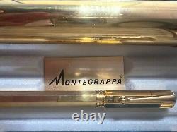 Montegrappa Silver 925 Ballpoint Pen Reminescence Gold Plated