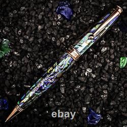 Monteverde Invincia Limited Edition Abalone Shell Ballpoint Pen, Rose Gold Trim