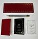 Must De Cartier Exceptional Brushed Silver And Gold Stylos Must Ball Point Pen