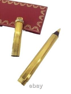 Must De Cartier Pen Vintage 1973 Stylo Billie Gold Plated