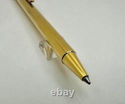 Must De Cartier Stylo Bille II Gold Plated Ballpoint Pen