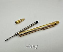 Must De Cartier Stylo Bille II Gold Plated Ballpoint Pen