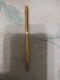 Must De Cartier Trinity Gold Plated Ballpoint Pen Made In France Authentic