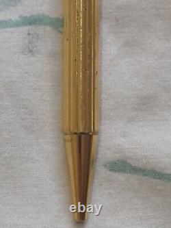 Must de Cartier Trinity Gold Plated Ballpoint Pen Made in France AUTHENTIC