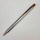 New Cartier Santos Brushed Silver Lacquer And Gold Ballpoint Pen (st150192)