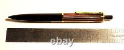 NEW Pelikan M400 Ball Point Pen Brown Stripe finish to the cap push button