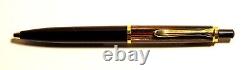 NEW Pelikan M400 Ball Point Pen Brown Stripe finish to the cap push button