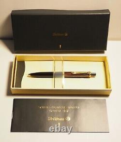 NEW Pelikan M400 Ball Point Pen Brown Stripe finish to the cap push button