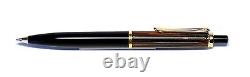 NEW Pelikan M400 Ball Point Pen Brown Stripe finish to the cap push button