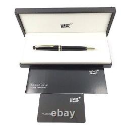 New Montblanc Classique Gold Line Ballpoint Pen, Boxed, Engraved