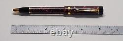 New Old Stock Parker Red Marble Duofold Cap Actuated Ballpoint Pen original box