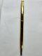 New Rolex Ballpoint Yellow Gold Pen With Box Twist Type Blue Ink By Parker Rare