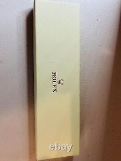 New Rolex Ballpoint yellow gold Pen With Box twist type blue ink by Parker Rare