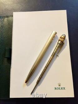 New Rolex Platinum & 22ct Gold Plated Masterpiece Ltd Edition Pen & Pad