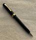 Nice Omas Extra Ballpoint Pen, Mens, Black Withgold Trim, Italy