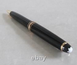 Official Dealer Brand NEW MontBlanc Black Resin &Gold Meisterstuck Ballpoint Pen