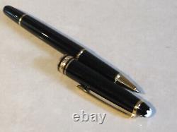 Official Dealer Brand NEW MontBlanc Traveller Black Resin &Gold Meisterstuck Pen