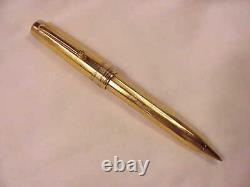 + Omas All Vermeil Ballpoint Pen, Gold Plated Over Solid Sterling, Operates